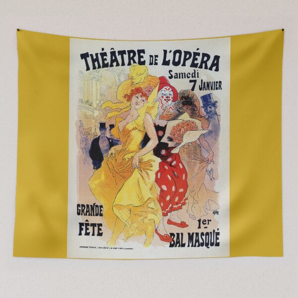 Item preview, Vintage masquerade carnaval ball Paris Opera Chéret designed and sold by aapshop.
