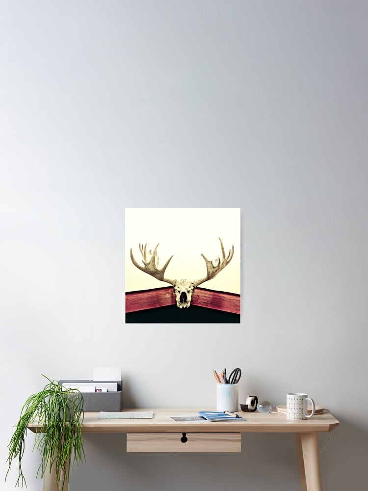 Thumbnail 2 of 3, Poster, moose trophy designed and sold by Mirror.