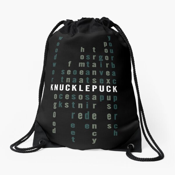 Pop Punk Word Find Drawstring Bag