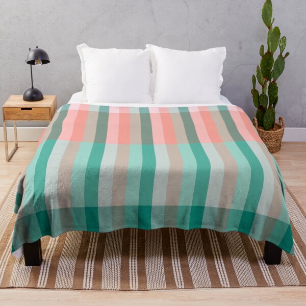 Item preview, Soft Pink  Peach Amber Yucca and Arbor Green Transluscent Stripes designed and sold by taiche.