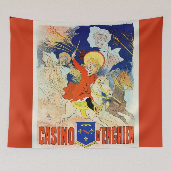 Item preview, Vintage French Belle époque Chéret Casino ad  designed and sold by aapshop.