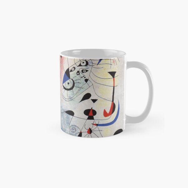 Aperçu de l'œuvre Joan Miro Rouge et Bleu créée et vendue par bettypure.