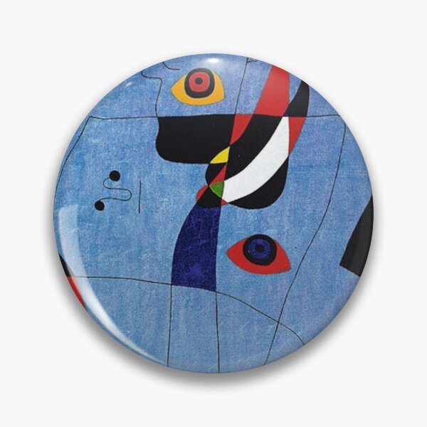 Item preview, Joan Miro Painting on Blue Background designed and sold by bettypure.