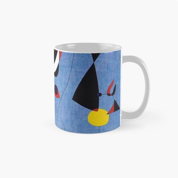 Item preview, Joan Miro Painting on Blue Background designed and sold by bettypure.