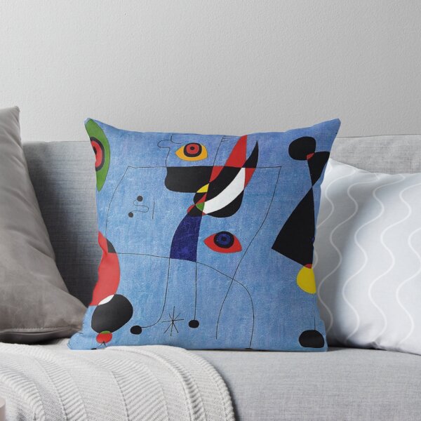 Item preview, Joan Miro Painting on Blue Background designed and sold by bettypure.