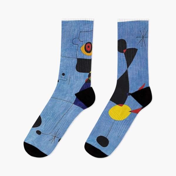 Item preview, Joan Miro Painting on Blue Background designed and sold by bettypure.
