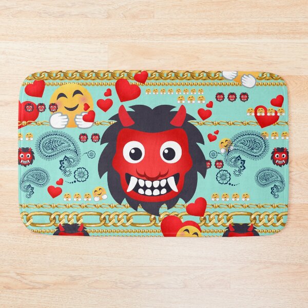 Item preview, Funny ogre red devil mask designed and sold by Mauswohn.