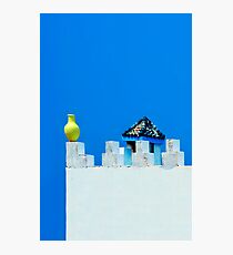 Battlements in Blue II Photographic Print