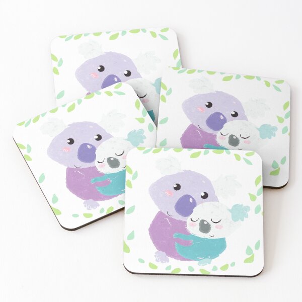 Item preview, Little cute Koala family hug designed and sold by markatos.