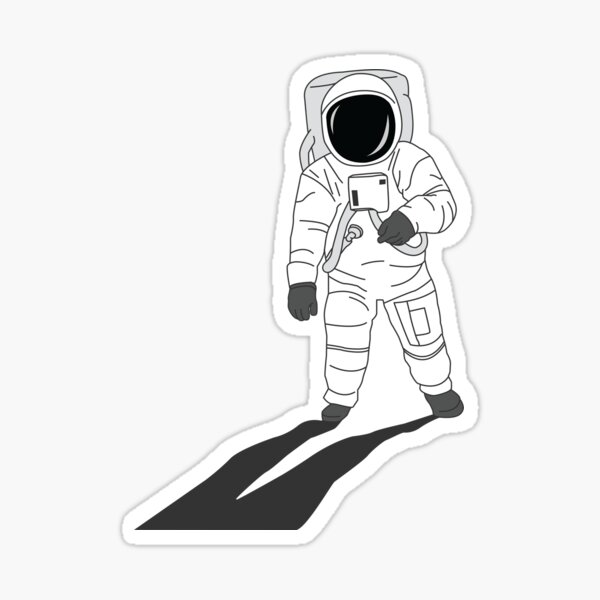 Man on the Moon NASA Space Astronaut Apollo 11 Sticker