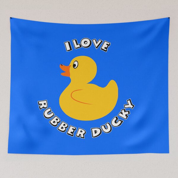 Item preview, I love rubber ducky sticker designed and sold by BigTime.