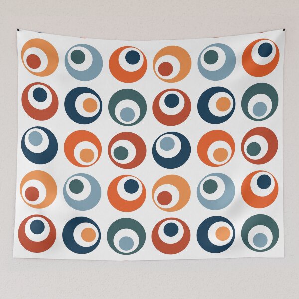 Item preview, Mid Century circles design designed and sold by BattaAnastasia.