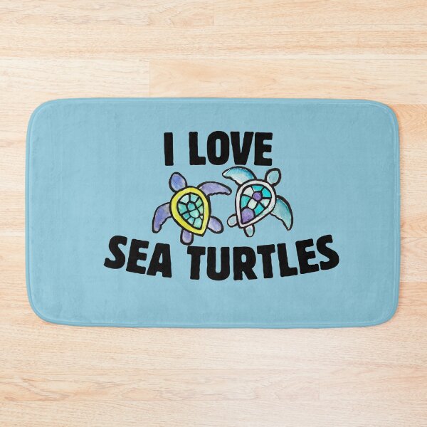 Item preview, I love sea turtles  designed and sold by FrictionMaxxing.