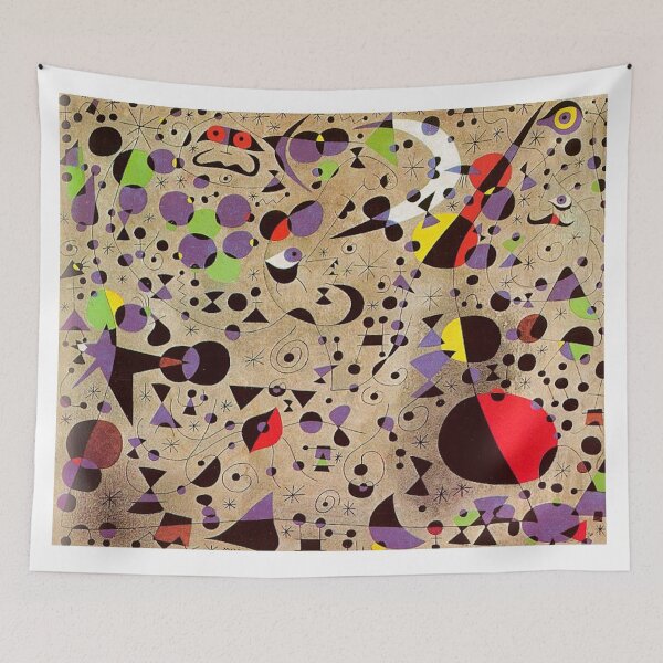 Item preview, Joan Miro Abstract Purple designed and sold by bettypure.