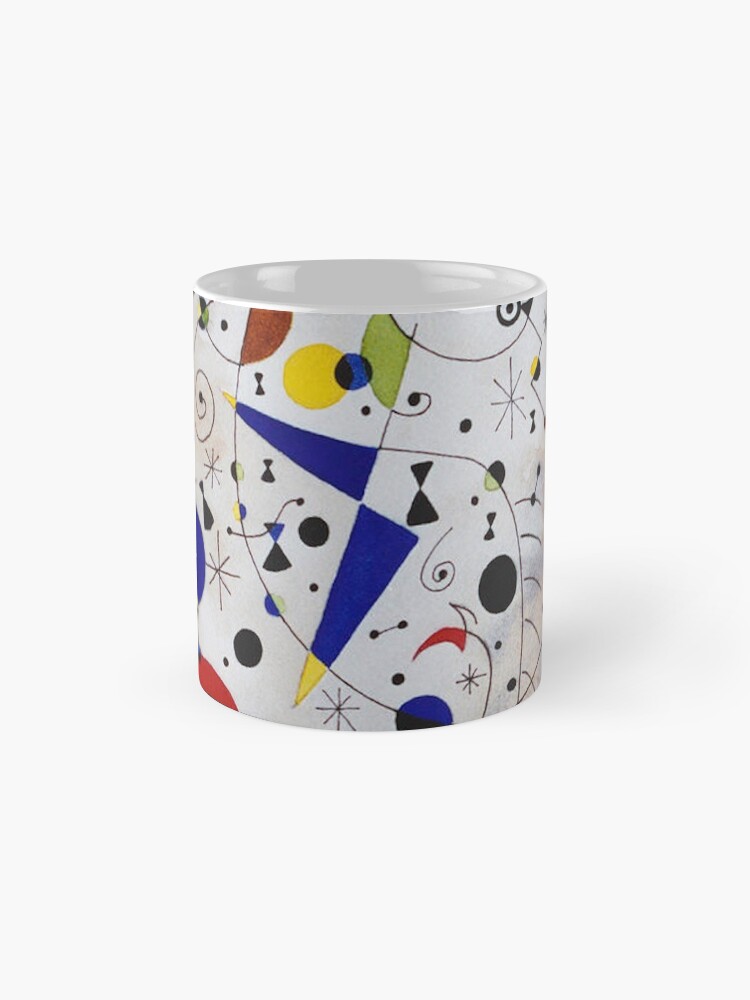 Thumbnail 4 of 6, Coffee Mug, Joan Miro Cat Encircled by the Flight of a Bird designed and sold by bettypure.