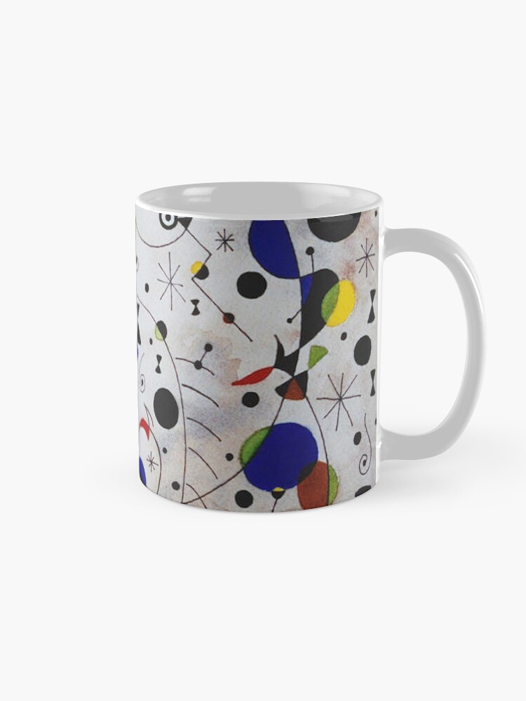 Thumbnail 5 of 6, Coffee Mug, Joan Miro Cat Encircled by the Flight of a Bird designed and sold by bettypure.