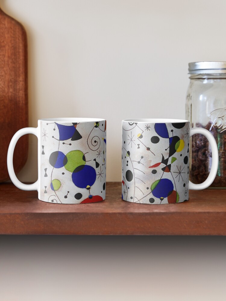 Thumbnail 2 of 6, Coffee Mug, Joan Miro Cat Encircled by the Flight of a Bird designed and sold by bettypure.