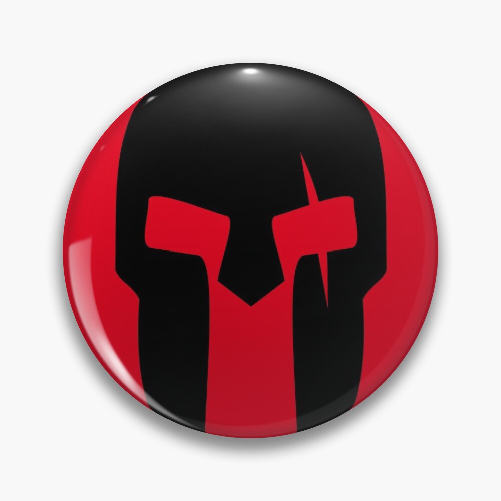 300 - Leonidas Spartan helmet Pin for Sale by LiveForever | Redbubble