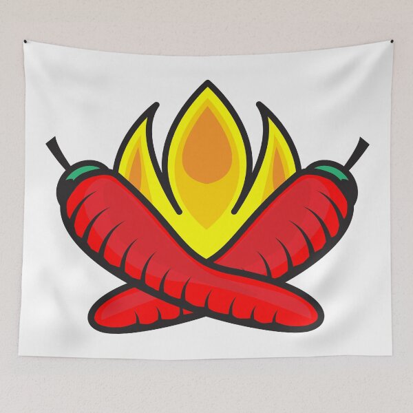 Item preview, Chili pepper hot flame designed and sold by studio838.