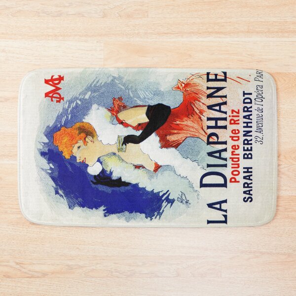 Item preview, Vintage belle époque Chéret rice powder (face powder) ad designed and sold by aapshop.