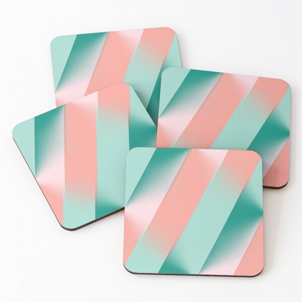 Item preview, Soft Pink Peach Amber Yucca and Arbor Green Seamless Ombre designed and sold by taiche.