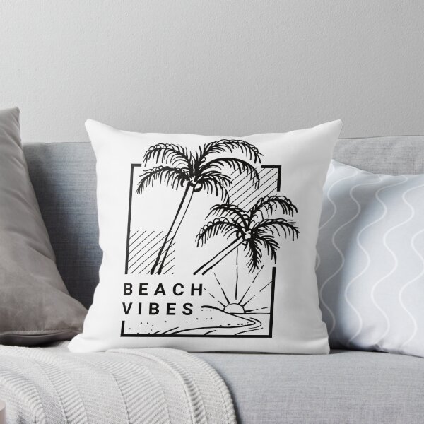 Item preview, Beach Vibes Graphic Tee - Aesthetic Palm Tree Shirt - Summer Beach Vacation Shirt - Ocean Shirt for Palm Tree Lovers - Cute Hawaiian Shirt designed and sold by Tom N..