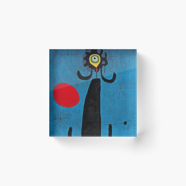 Aperçu de l'œuvre Joan Miro Femme devant le soleil créée et vendue par bettypure.