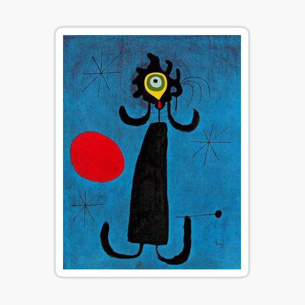 Artikel-Vorschau von Joan Miro Frau vor der Sonne, designt und verkauft von bettypure.