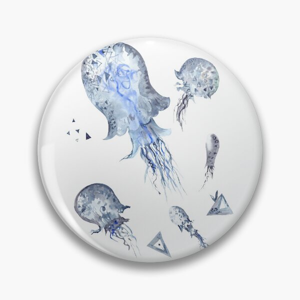 Item preview, Watercolor Jellyfishes designed and sold by kisikoida.