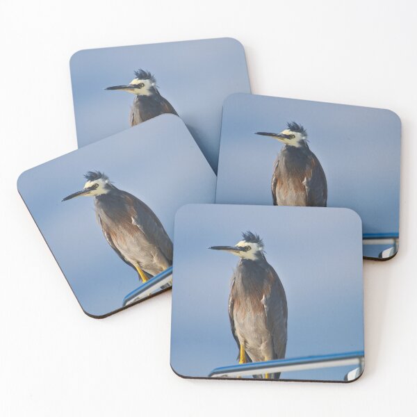 Item preview, A White Faced Heron In The Wind designed and sold by Jason Gilbert.