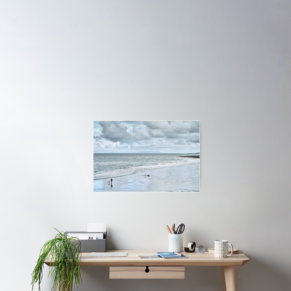 man and dog Poster
