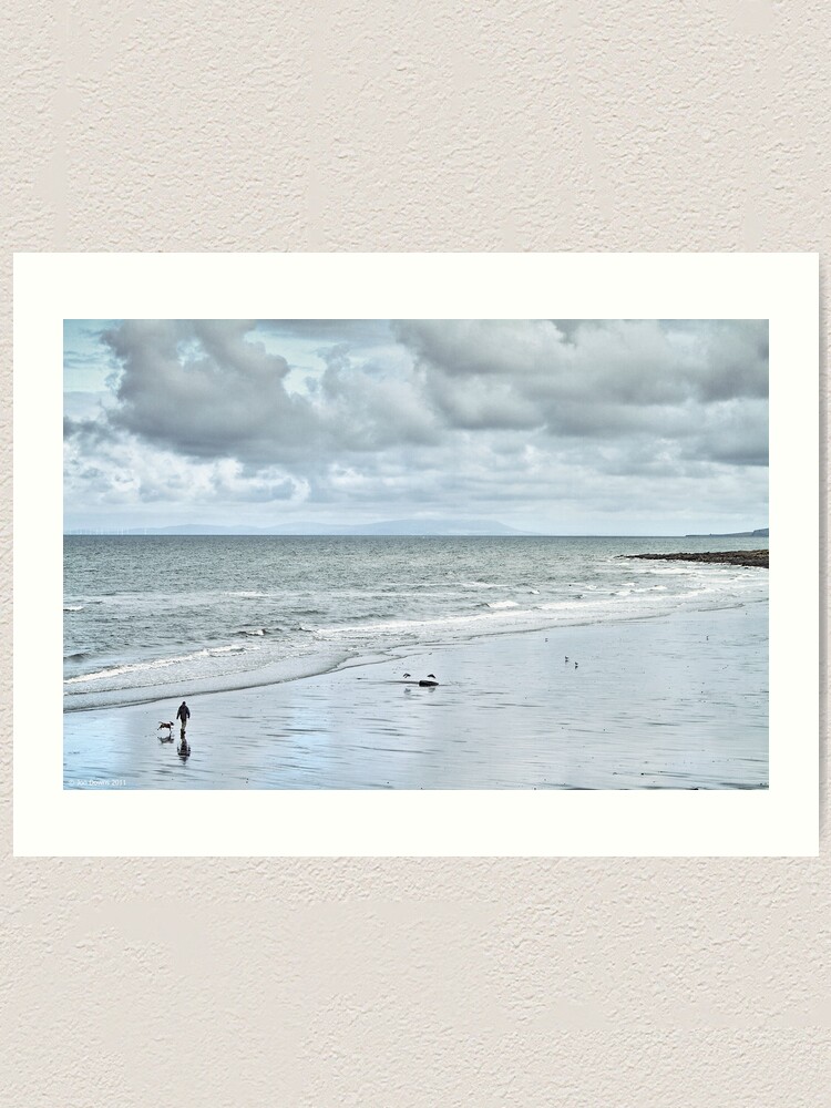 Alternate view of man and dog Art Print