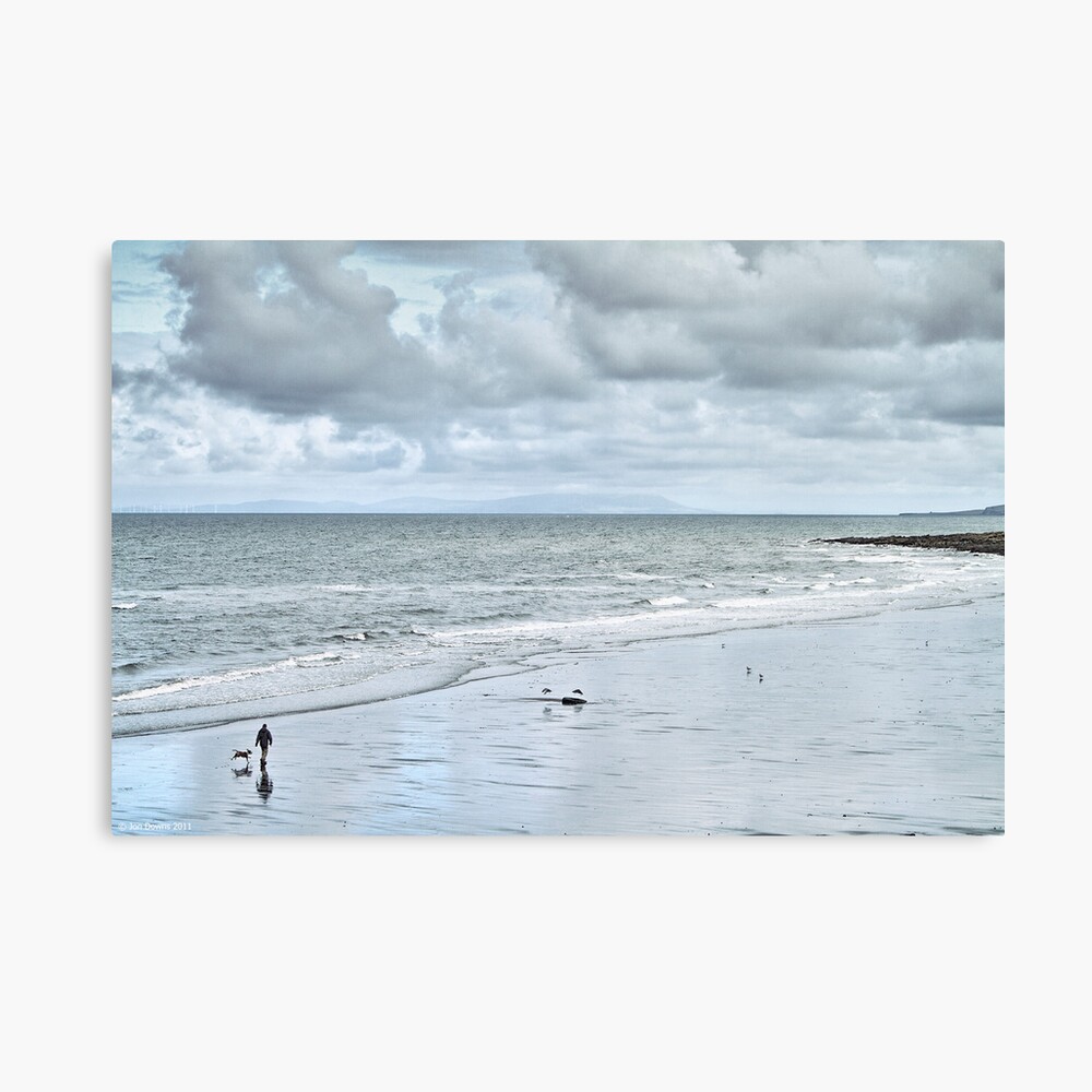 man and dog Canvas Print
