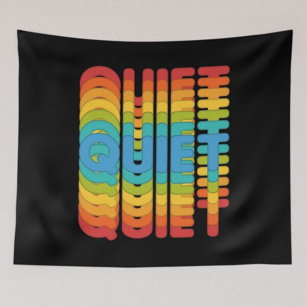 Item preview, Colorful powerful message quiet designed and sold by NerdySherds.