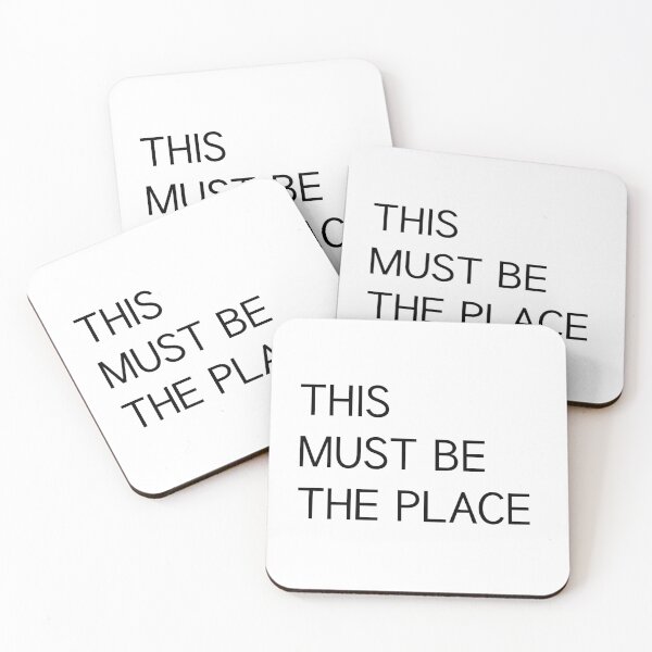 Item preview, THIS MUST BE THE PLACE art quote  designed and sold by MindChirp.