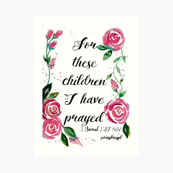 For These Children in Pink Art Print