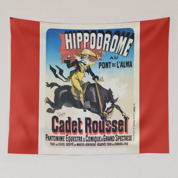 Item preview, Vintage French Chéret Paris Hippodrome ad designed and sold by aapshop.