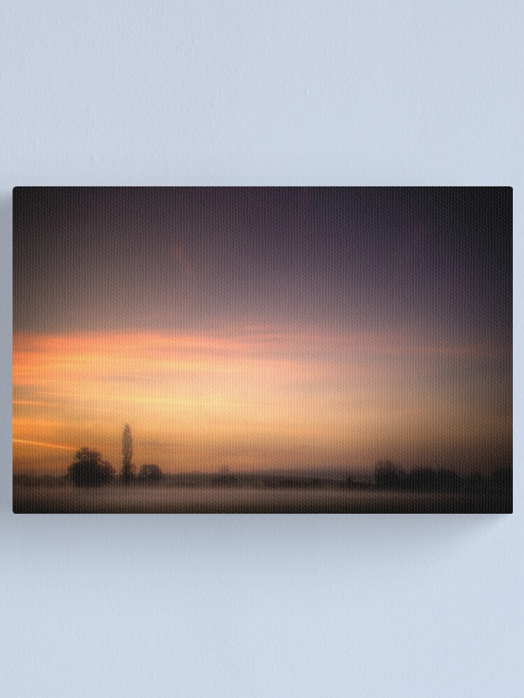 Alternate view of mist near Roade Canvas Print
