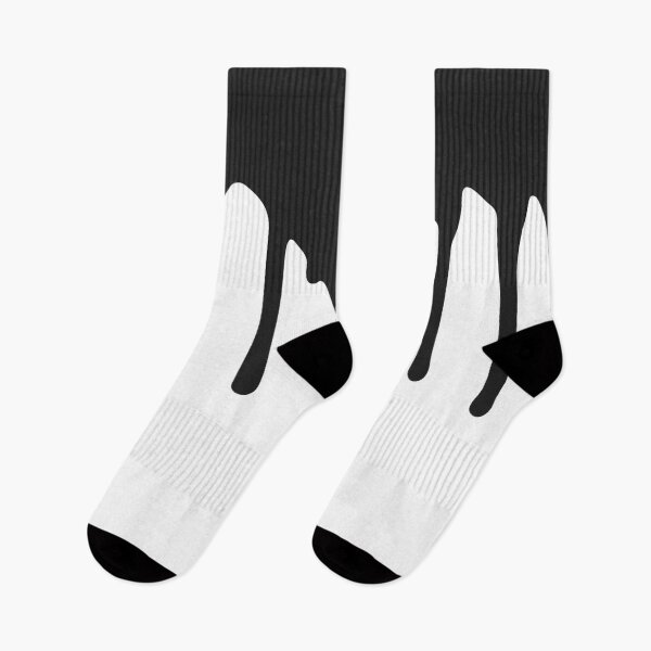 Item preview, Black paint drips on white background designed and sold by designer437.