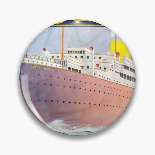 Item preview, Lloyd Sabaudo vintage travel poster designed and sold by stickart-marek.