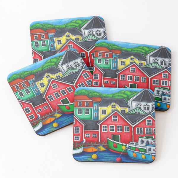 Item preview, Colours of Lunenburg, Nova Scotia designed and sold by Lisa Lorenz Paintings.
