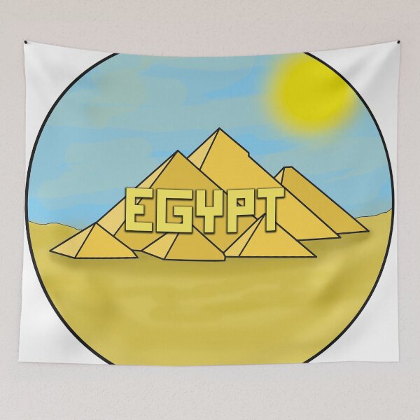 Item preview, Egypt pyramids desert designed and sold by GPCDesign.