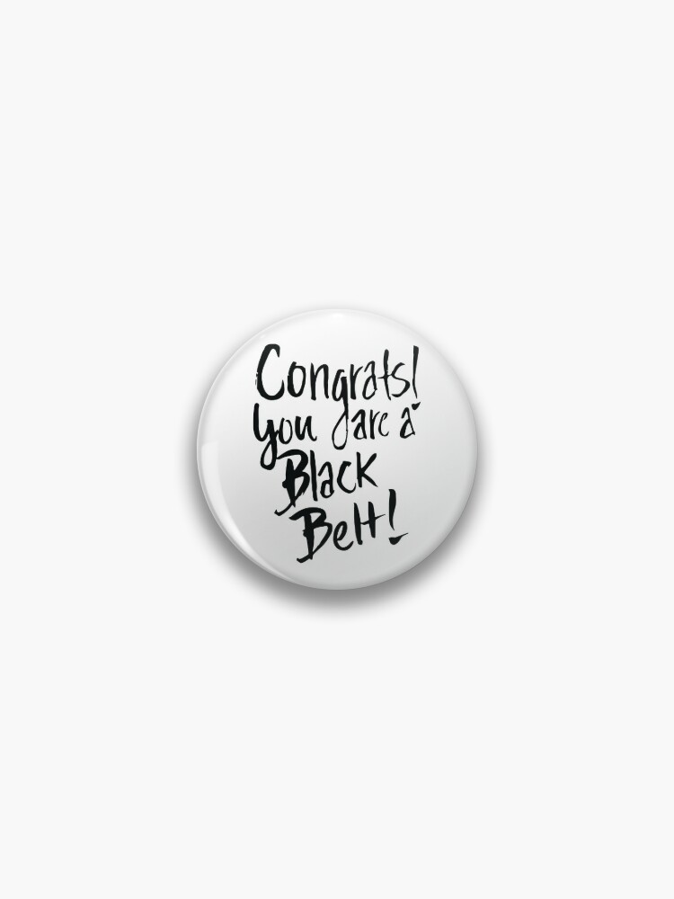 Black Looks Good on You Belt Grading Greeting Card Jiu 