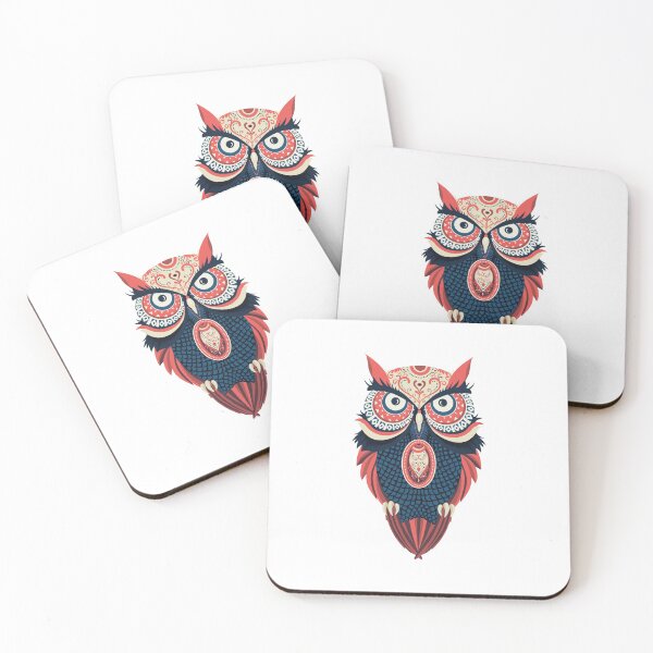 Item preview, Owl mandala designed and sold by DerSenat.
