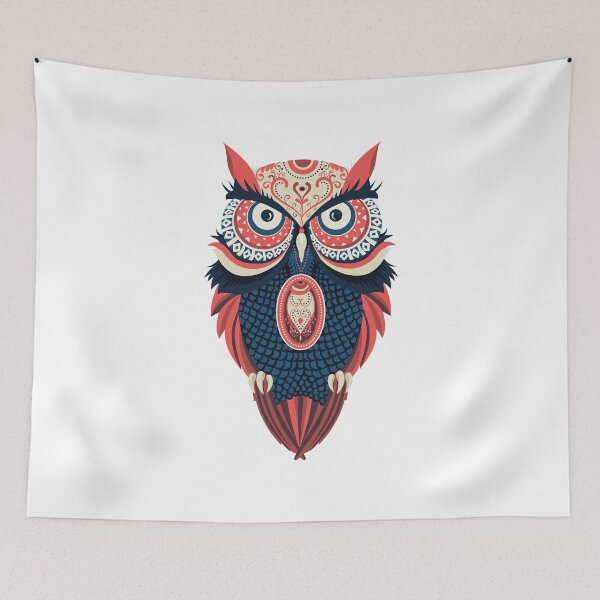 Item preview, Owl mandala designed and sold by DerSenat.