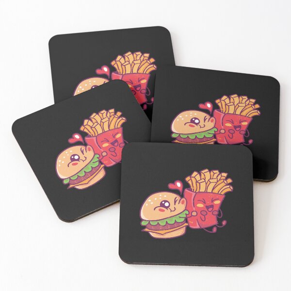 Item preview, Burger french fries love designed and sold by DerSenat.
