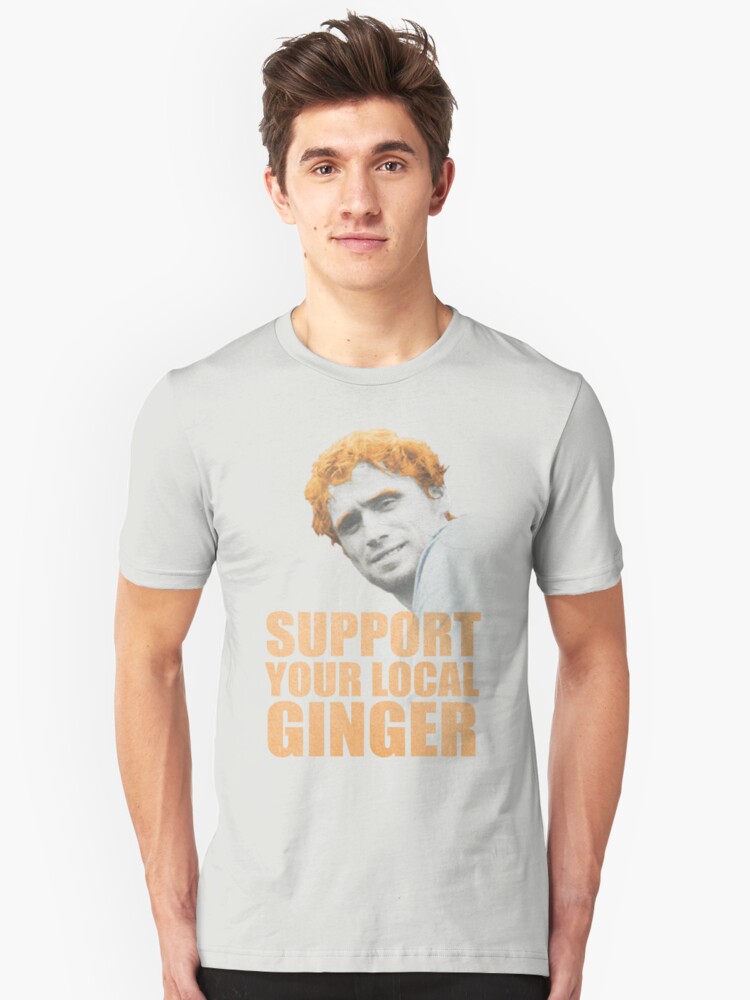 Alternate view of Support Your Local Ginger Slim Fit T-Shirt