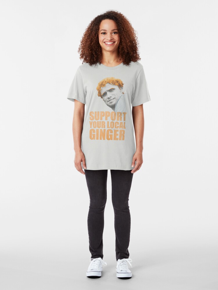 Alternate view of Support Your Local Ginger Slim Fit T-Shirt