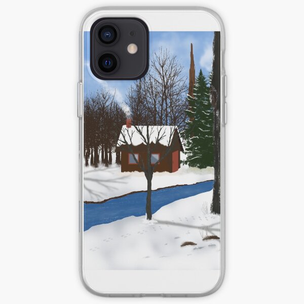 Winter Cabin iPhone Soft Case