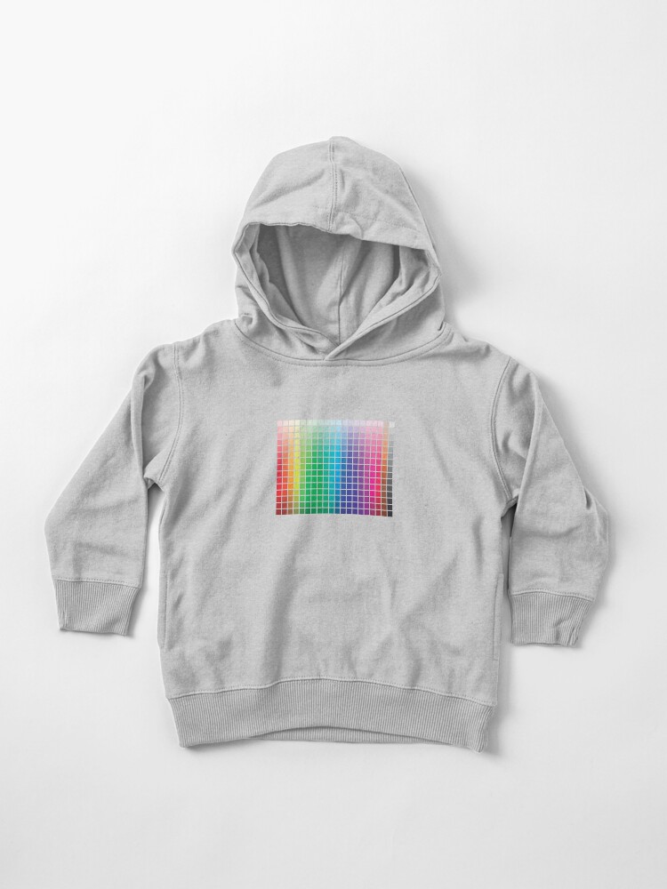 Color grid, color palette, colors | Toddler Pullover Hoodie
